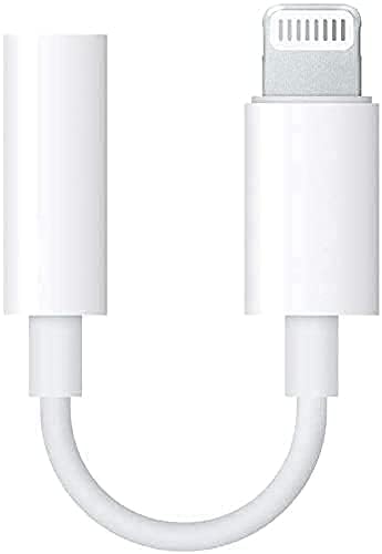 True Desire Lightning to 3.5 mm Headphone Jack Adapter, 1 Pack Earphone Audio Jack Aux, iPhone Dongle Cable Compatible with iPhone 13/12/11 Pro/XR/XS Max/X/8/7 All iOS & Music Control