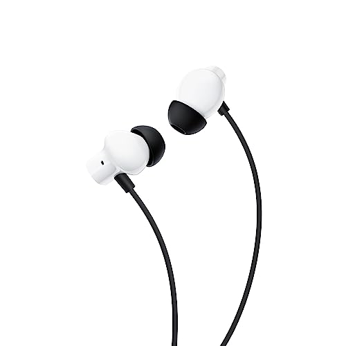 Realme Buds Wireless 3 in-Ear Bluetooth Headphones,30dB ANC,Spatial Audio,13.6mm Dynamic Bass Driver,Upto 40 HrsPlayback,Fast Charging,45ms Low Latency for Gaming,Dual Device Connection-Vitality White