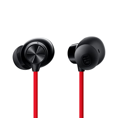 OnePlus Bullets Z2 Bluetooth Wireless in Ear Earphones with Mic, Bombastic Bass, 10 Mins Charge - 20 Hrs Music, 30 Hrs Battery Life (Acoustic Red)