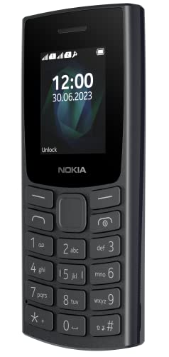 Nokia All-New 105 Dual Sim Keypad Phone with Built-in UPI Payments, Long-Lasting Battery, Wireless FM Radio | Charcoal