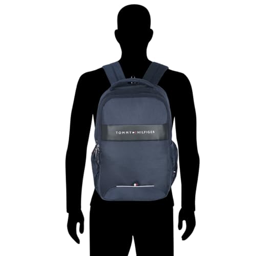 Tommy Hilfiger Joshua 21 Ltrs Navy Laptop Backpack (TH/JOSHUALAP08)