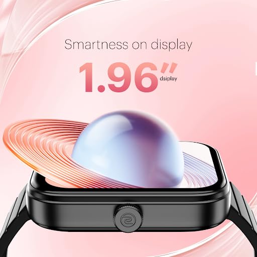 Noise ColorFit Pulse 3 with 1.96" Biggest Display Bluetooth Calling Smart Watch, Premium Build, Auto Sport Detection & 170+ Watch Faces Smartwatch for Men & Women (Rose Pink)