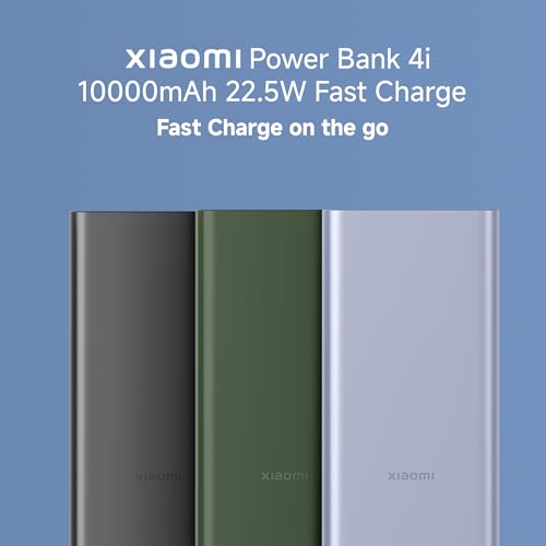 Xiaomi Power Bank 10000mAh 22.5W Fast Charging PD | Power Delivery | QC 3.0|Type C Input & Output |Triple Output Ports|Supports Android and Apple, Tablets, Earbuds, Watches etc