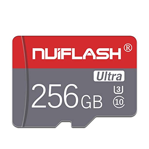 256GB Micro SD Card High Speed Micro SD Memory Cards 256GB Mini SD Class 10 for Cellphones,Tablet and with SD Card Adapter for Camera,Laptop