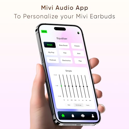 Mivi SuperPods Immersio [Just launched], True Wireless Earbuds, Dolby Audio, 3D Soundstage, 60H Playtime, AI ENC, BT v5.4 Earbuds