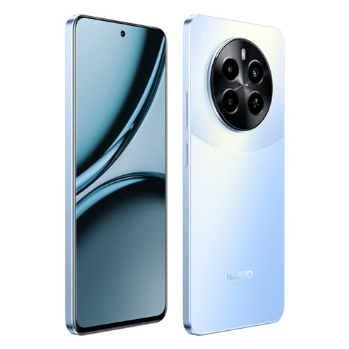 realme NARZO 70 5G (Ice Blue,8GB RAM, 128GB Storage | Dimensity 7050 5G Chipset | 120Hz AMOLED Display | 50MP Primary Camera | 45W Charger in The Box