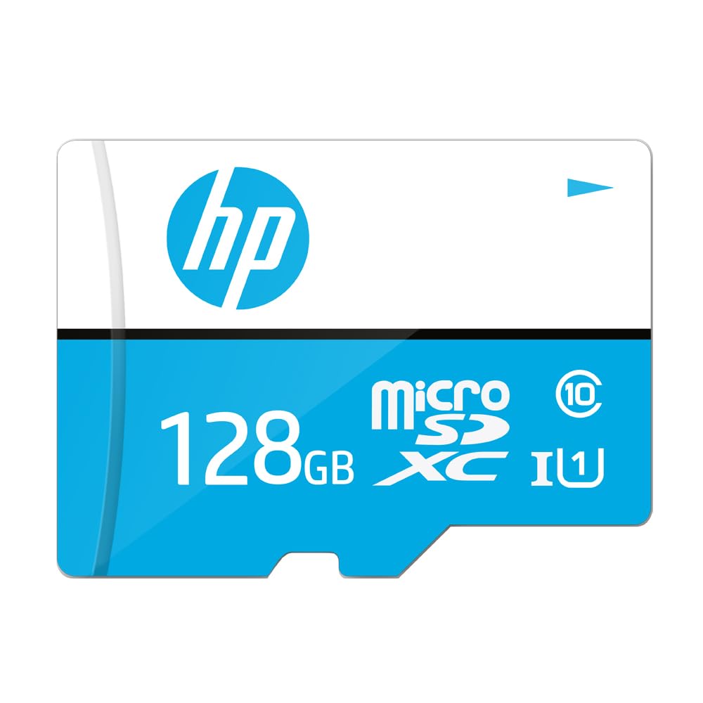 HP 128GB MicroSD Memory Card SDXC mx310 Class 10, UHS-I, U1 Card, Upto 100MB/s R, 10 Y Warranty