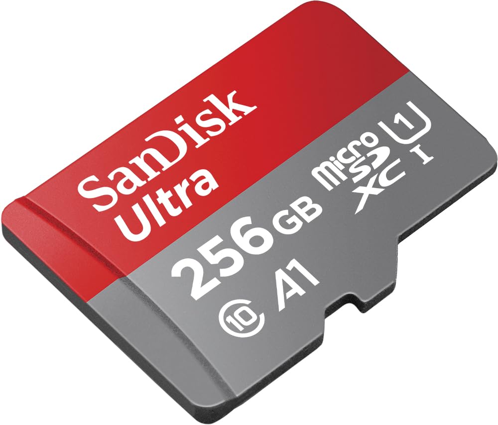 SanDisk Ultra 256GB microSDXC UHS-I, 150MB/s R, Memory Card, 10 Y Warranty, for Smartphones