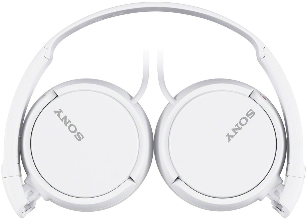 Sony MDR-ZX110A On-Ear Stereo Headphones (White), without mic