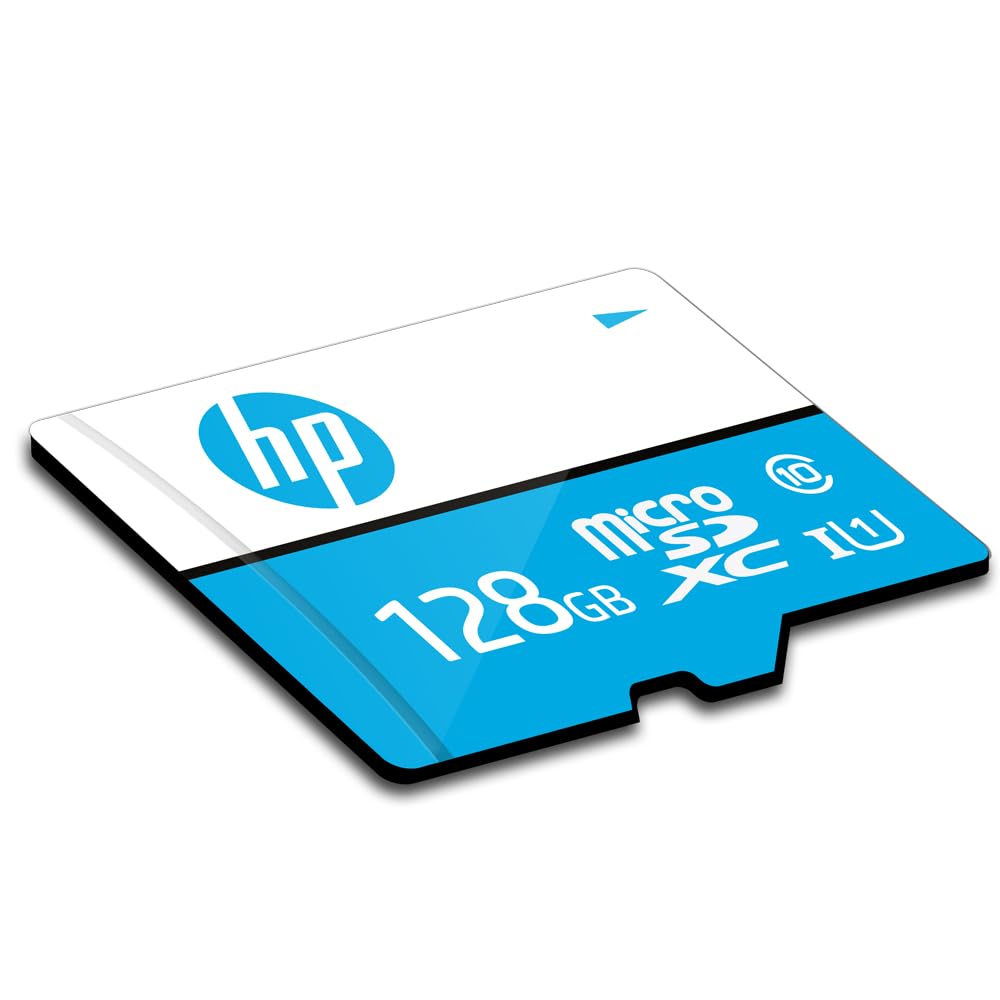 HP 128GB MicroSD Memory Card SDXC mx310 Class 10, UHS-I, U1 Card, Upto 100MB/s R, 10 Y Warranty