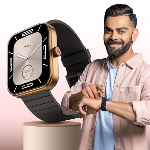 Noise ColorFit Pulse 3 with 1.96" Biggest Display Bluetooth Calling Smart Watch, Premium Build, Auto Sport Detection & 170+ Watch Faces Smartwatch for Men & Women (Rose Pink)