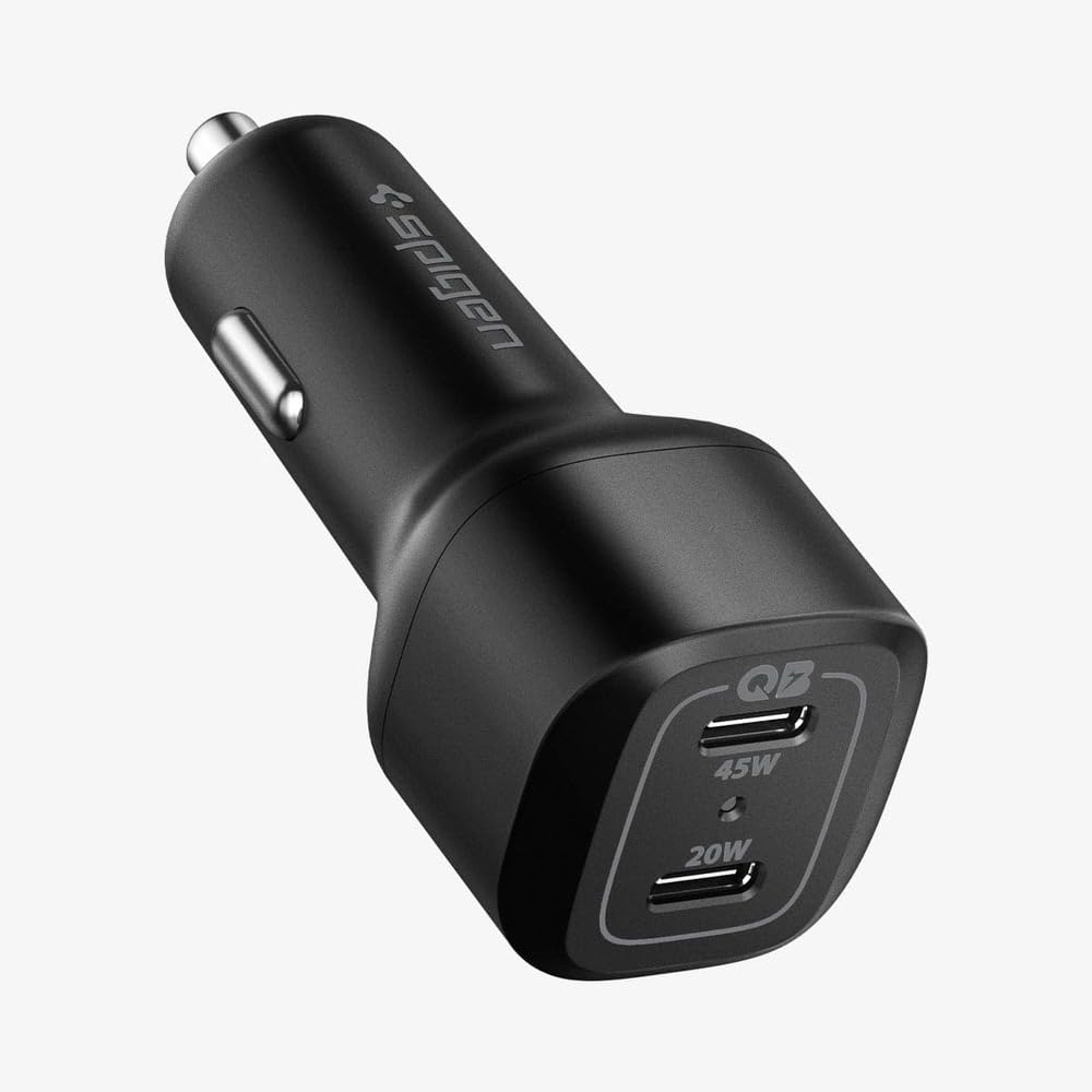 Spigen PC2000 CarCharger Arc.SA Black, USB, Macbook Air, iPad Pro, iPad Air