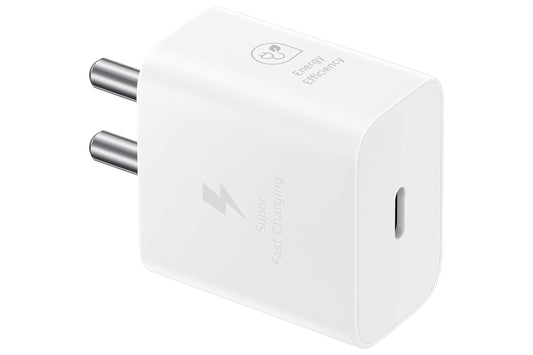 Samsung Original 25W Type-C Travel Adaptor Without Cable,White