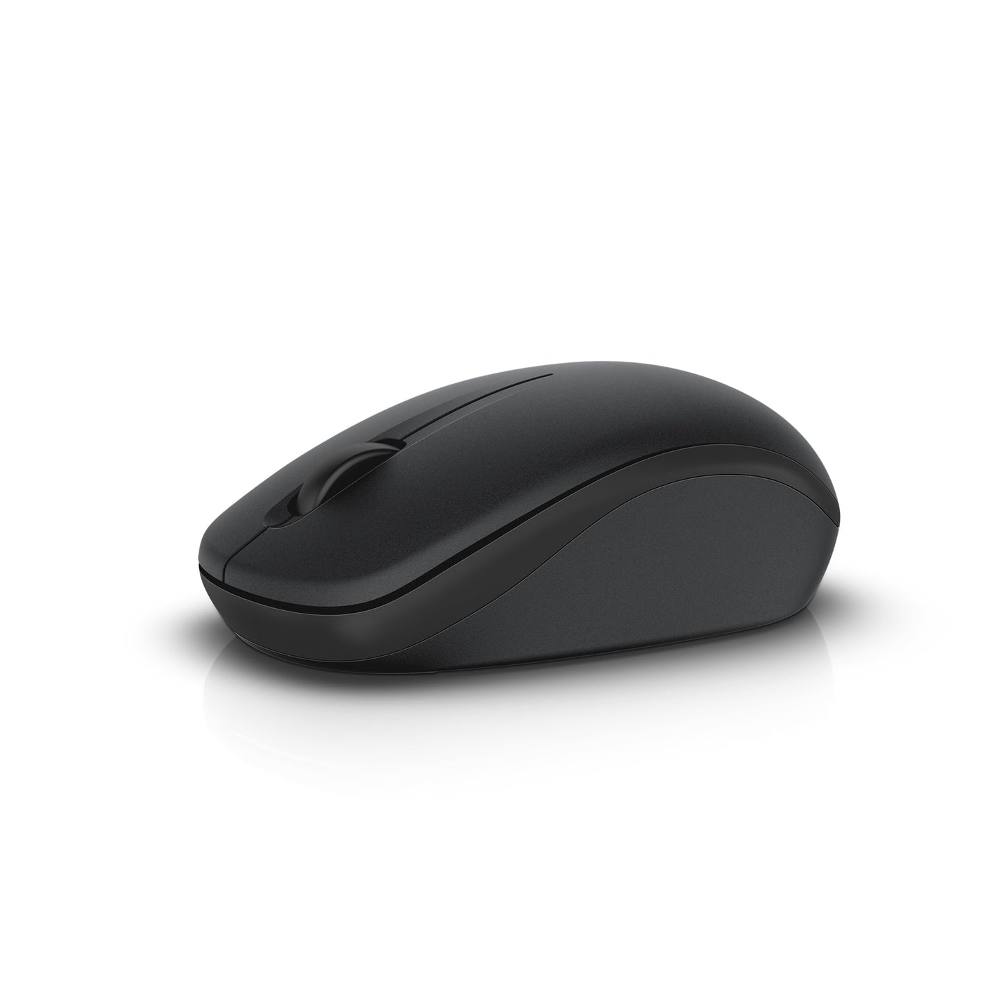 Dell WM126 Wireless Mouse, 1000DPI, 2.4 Ghz with USB Nano Receiver, Optical Tracking, 12-Months Battery Life, Plug and Play, Ambidextrous, Connect Up To 6 Compatible Devices With One Receiver - Black