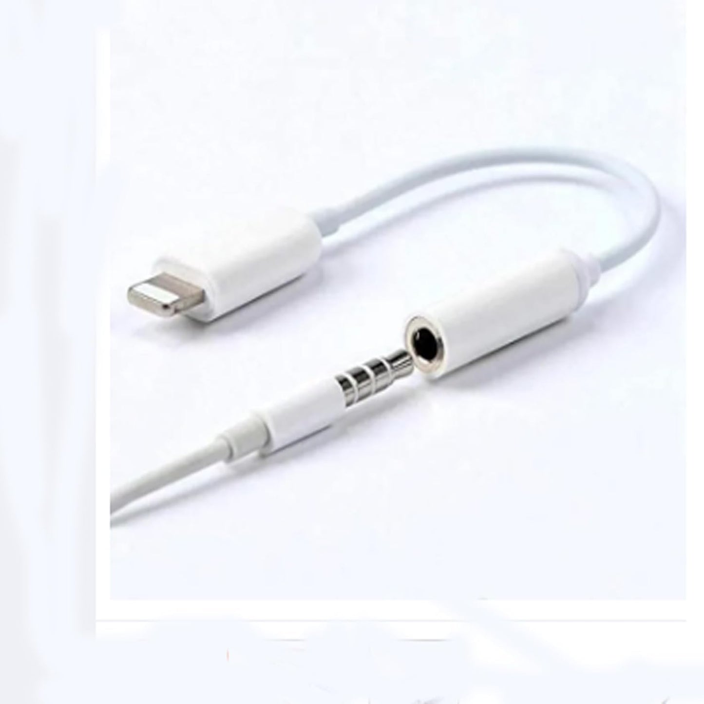 True Desire Lightning to 3.5 mm Headphone Jack Adapter, 1 Pack Earphone Audio Jack Aux, iPhone Dongle Cable Compatible with iPhone 13/12/11 Pro/XR/XS Max/X/8/7 All iOS & Music Control