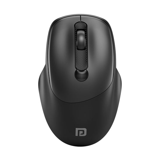 Portronics Toad 7 Wireless Mouse, Bluetooth 5.3V & 2.4 GHz Wireless, Adjust Sensitivity Upto 3200 DPI, Rechargeable Built in Battery(Black)