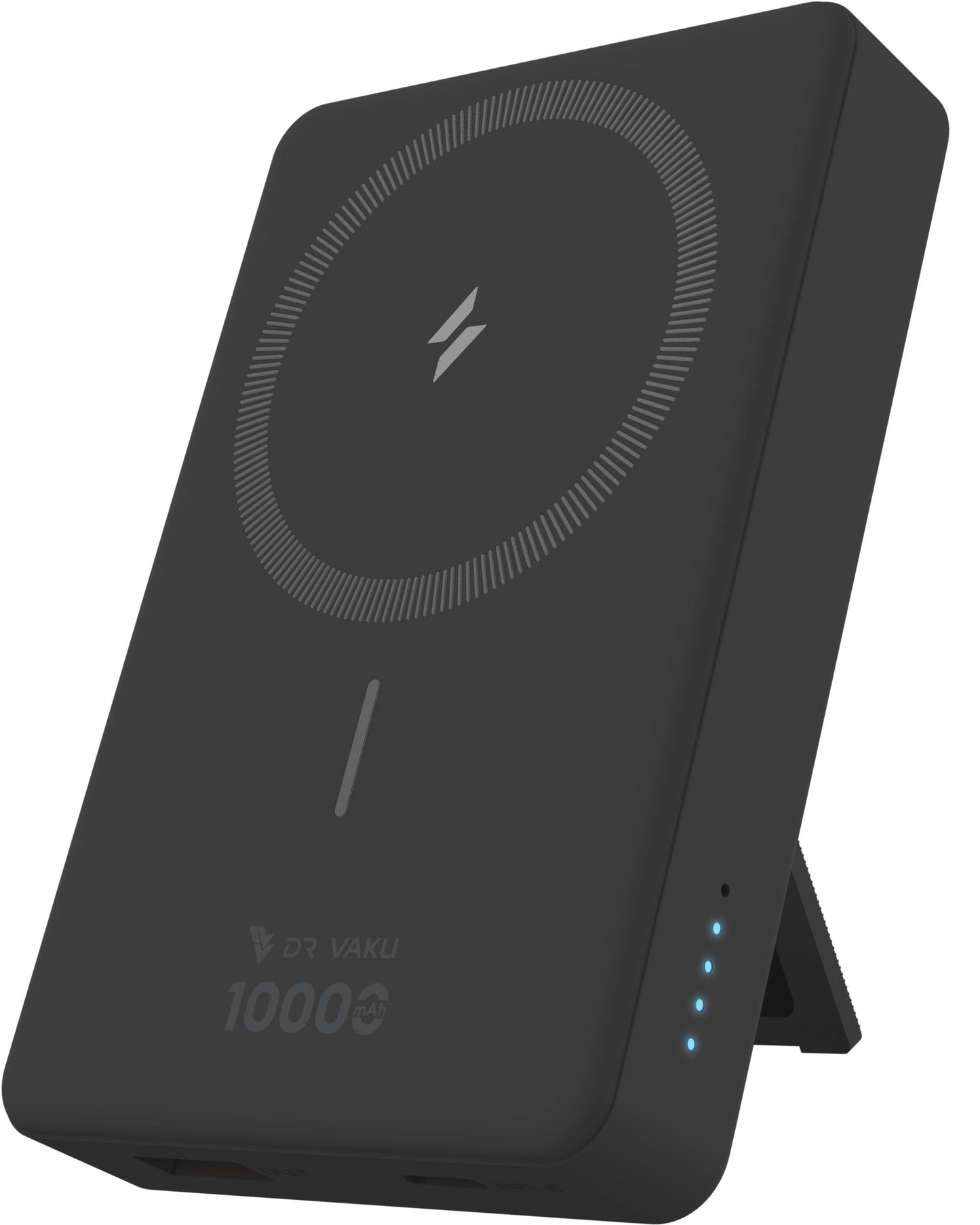 10000mAh Magnetic Wireless Power Bank Cylix Magpro for iPhone 16/15/14/13/12 Series Type C Fast Charging Lithium Polymer Battery (Input & Output) 15w Wireless & Mag-Safe - Black