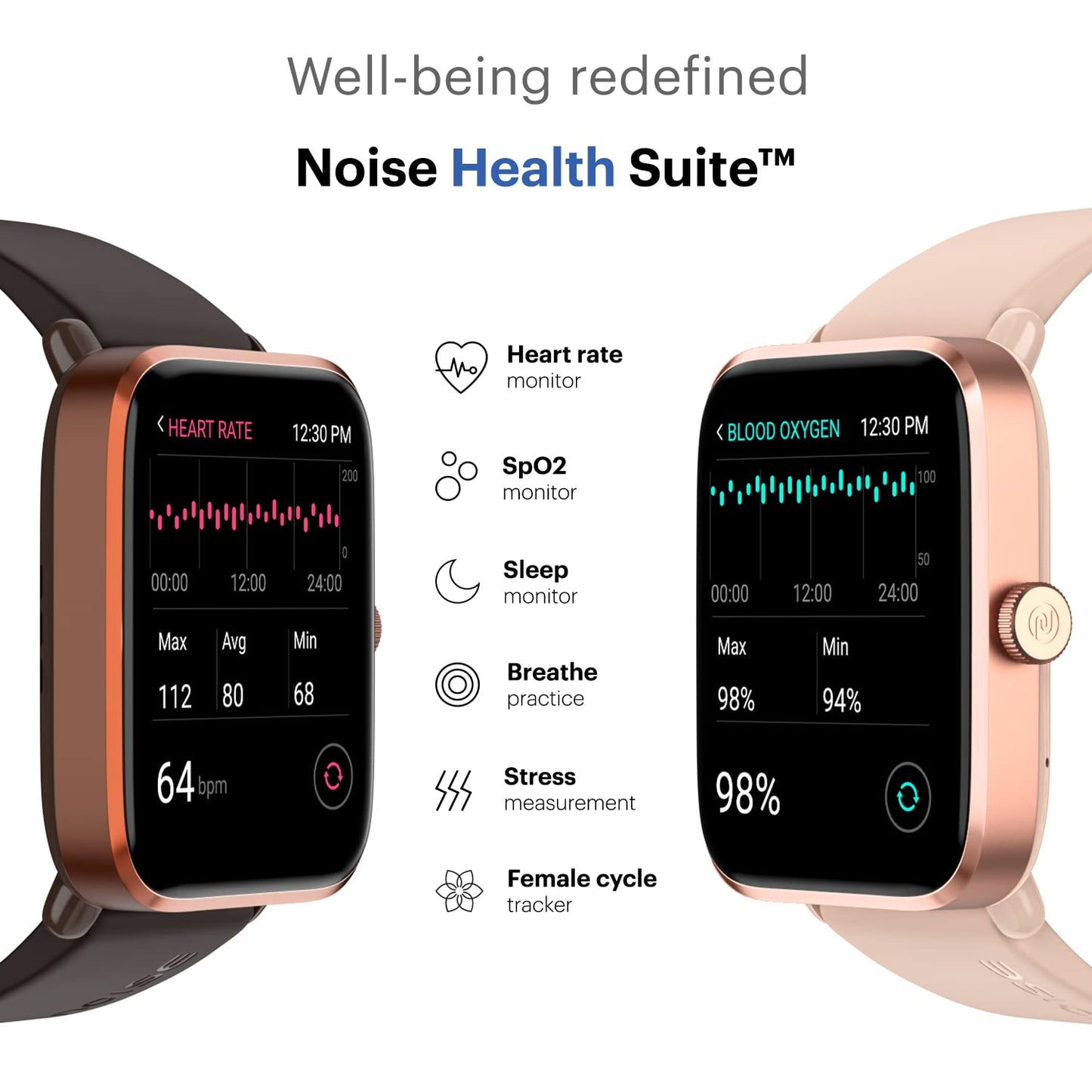 Noise ColorFit Pro 4 Alpha 1.78" AMOLED Display, Bluetooth Calling Smart Watch, Functional Crown, Metallic Build, Intelligent Gesture Control, Instacharge (Deep Wine)