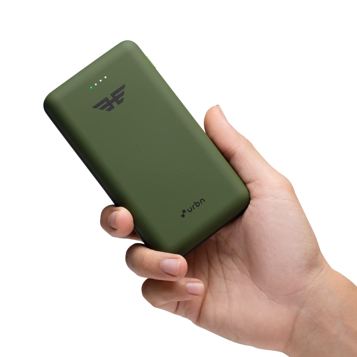 URBN 20000 mAh Lithium_Polymer 22.5W Super Fast Charging Ultra Compact Power Bank with Quick Charge & Power Delivery, Type C Input/Output, Made in India, Type C Cable Included (Camo)