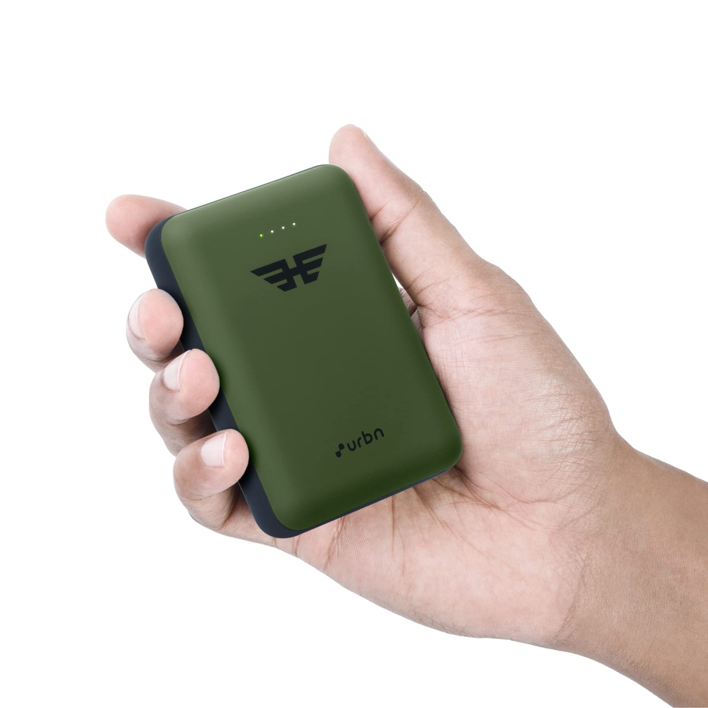 URBN 10000 mAh Ultra Compact 22.5W Super Fast Charging Pocket Power Bank with Quick Charge & Power Delivery, Type C Input/Output, Made in India, Type C Cable Included (Camo)