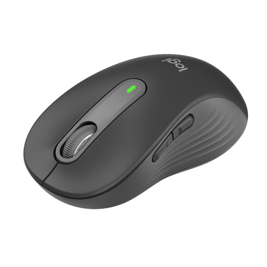 Logitech Signature M650 L Full Size Wireless Mouse - for Large Sized Hands, 2-Year Battery, Silent Clicks, Customisable Side Buttons, Bluetooth, for PC/Mac/Multi-Device/Chromebook - Graphite