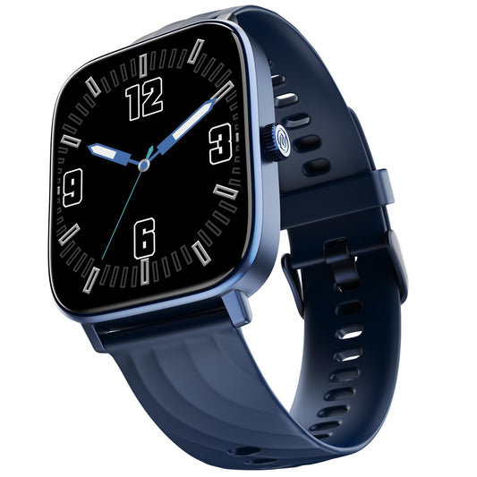 Noise Quad Call 1.81" Display, Bluetooth Calling Smart Watch, AI Voice Assistance, 160+Hrs Battery Life, Metallic Build, in-Built Games, 100 Sports Modes, 100+ Watch Faces (Space Blue)