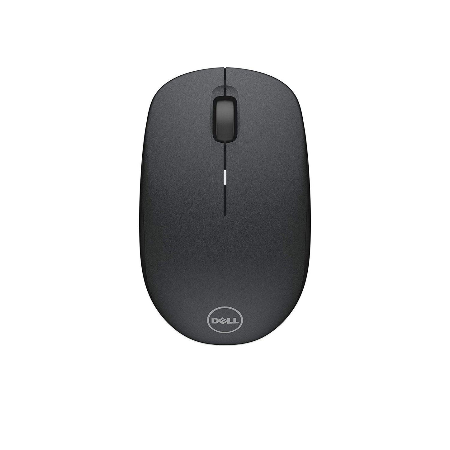 Dell WM126 Wireless Mouse, 1000DPI, 2.4 Ghz with USB Nano Receiver, Optical Tracking, 12-Months Battery Life, Plug and Play, Ambidextrous, Connect Up To 6 Compatible Devices With One Receiver - Black