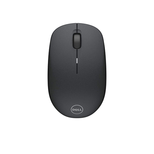 Dell WM126 Wireless Mouse, 1000DPI, 2.4 Ghz with USB Nano Receiver, Optical Tracking, 12-Months Battery Life, Plug and Play, Ambidextrous, Connect Up To 6 Compatible Devices With One Receiver - Black