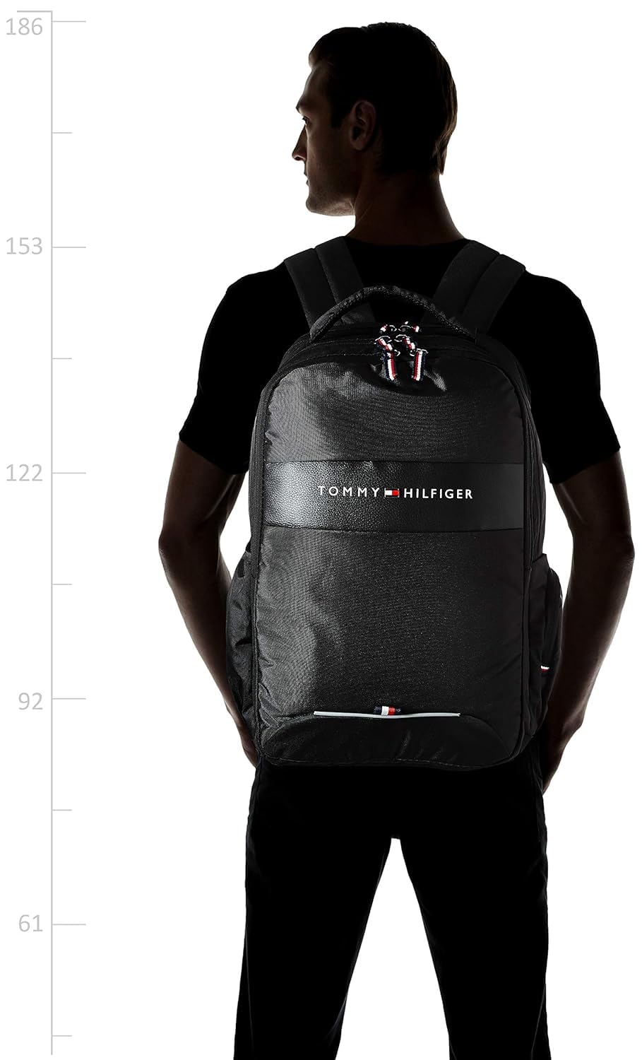 Tommy Hilfiger Joshua 21 Ltrs Black Laptop Backpack (TH/JOSHUALAP01)