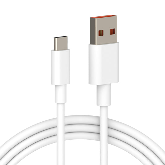 Sounce Mi Usb To Type C 120W Hypercharge Cable, 6A Fast Charging Cable With Up To 480 Mbps High-Speed Data Transfer & Sync Cord Compatible With All Xiaomi Smartphones And Devices,White (1 Meter)