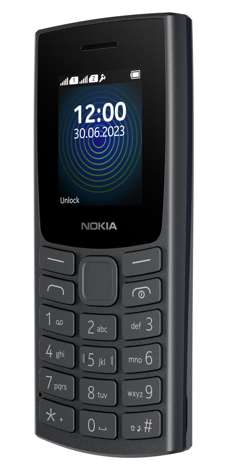 Nokia 110 with Built-in UPI App and Scan & Pay Feature, MP3 Player, Rear Camera, Long-Lasting Battery, and Voice Recorder | Charcoal