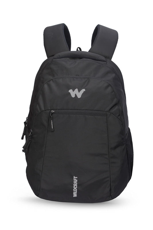 Wildcraft New Polyester 28 liters laptop Casual Backpack (BLACK)