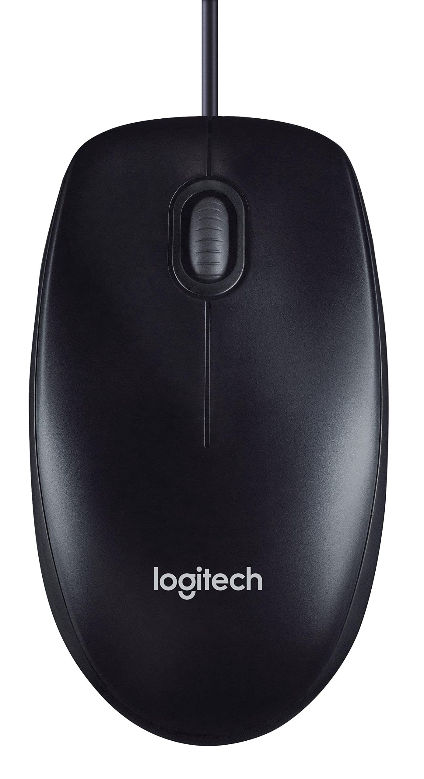 Logitech M90 Wired USB Mouse, 3 yr Warranty, 1000 DPI Optical Tracking, Ambidextrous PC/Mac/Laptop - Black