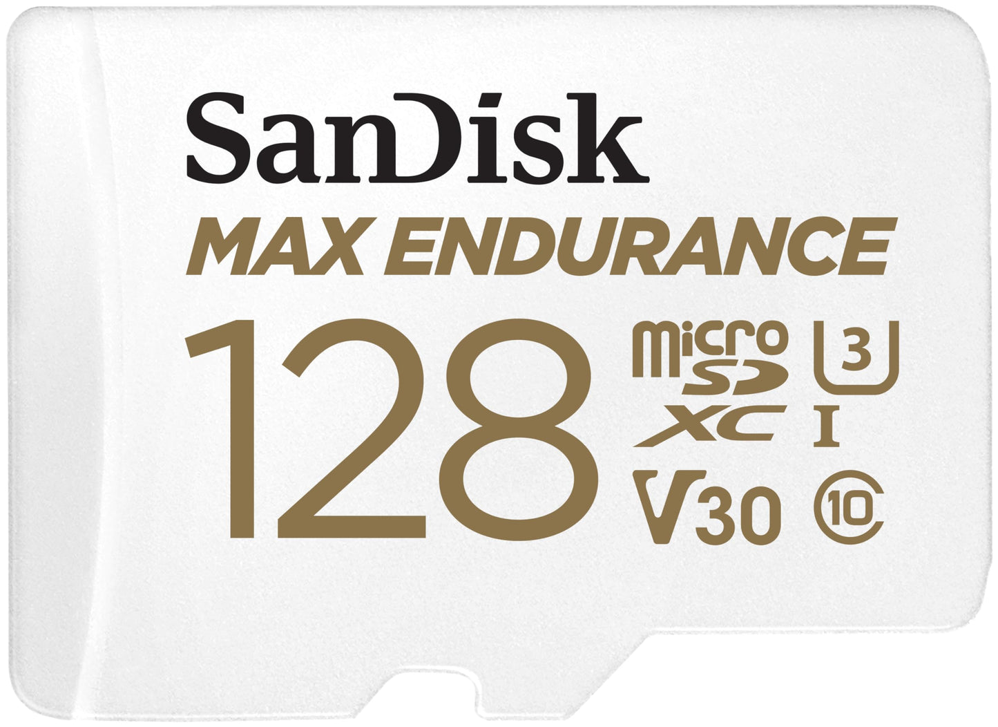 SanDisk 128GB MAX Endurance microSDHC™ Card with Adapter for 4K Video on Dashcams and Video Surveillance Cameras