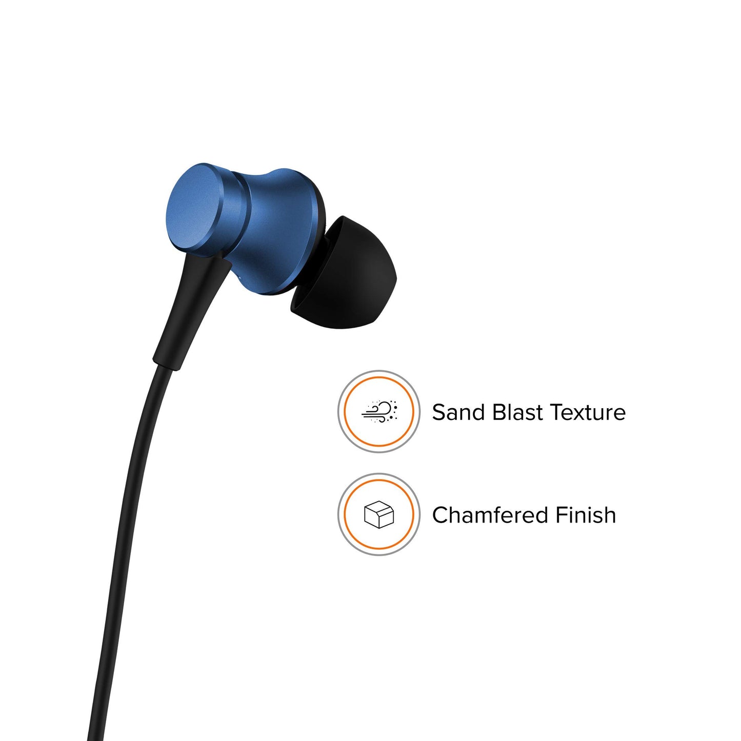 Xiaomi Wired in-Ear Earphones with Mic, Ultra Deep Bass & Metal Sound Chamber (Blue)