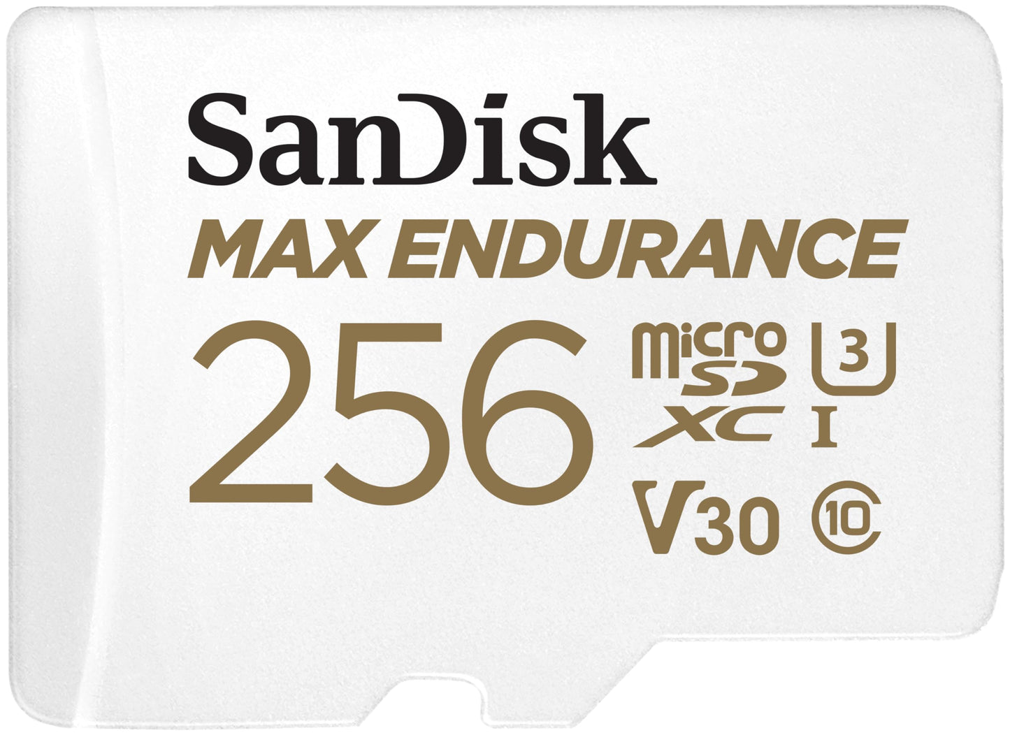 SanDisk 256GB MAX Endurance microSDHC™ Card with Adapter for 4K Video on Dashcams and Video Surveillance Cameras