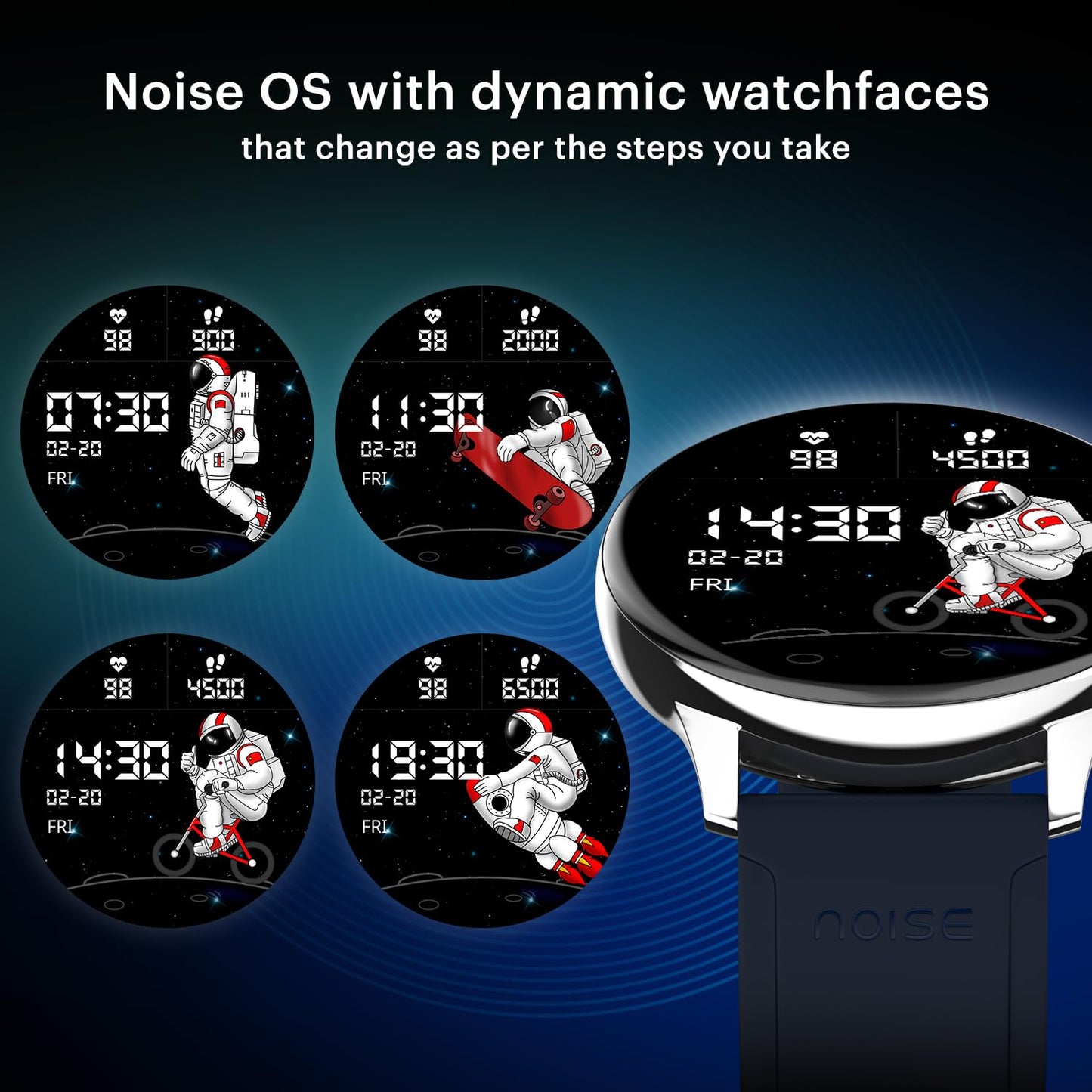 Noise Vortex Plus 1.46 AMOLED Display, AoD, BT Calling, Sleek Metal Finish, 7 Days Battery Life, All New OS with 100+ Watch Faces & Health Suite (Jet Black)