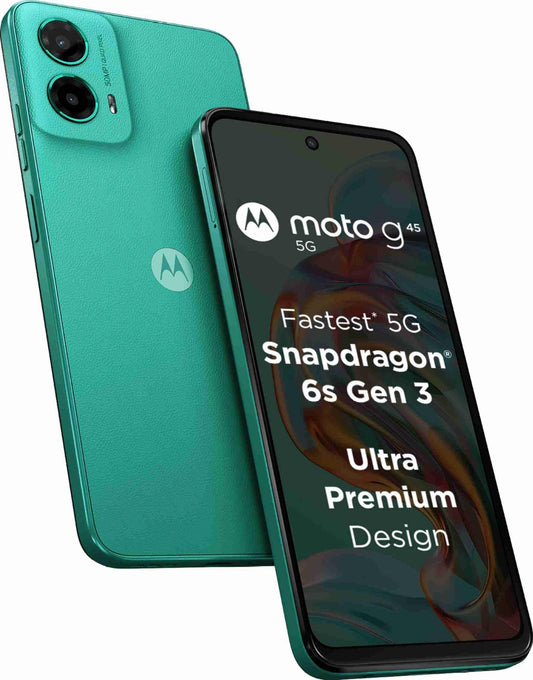 Motorola G45 5G (Brilliant Green, 8GB RAM, 128GB Storage)